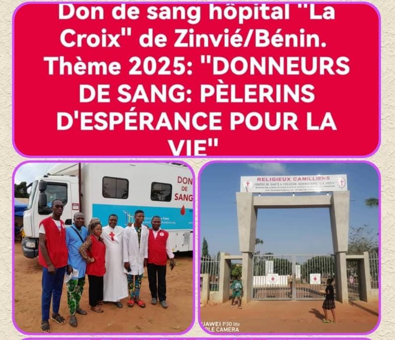 Don De Sang/ Campagne De Relance :  Le Programme De La Croix De Zinvié Sous L'égide De Père Hounkonnou Connu