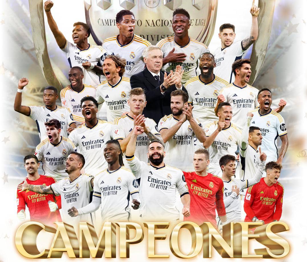 LaLiga : Real Madrid pour la 36 ème fois