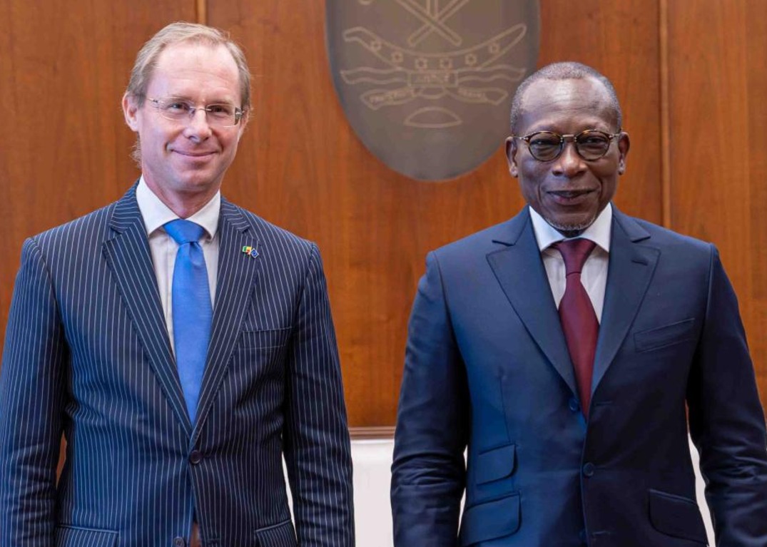 Bénin : L’ambassadeur de lUE Avec Les Médias Après Ses Lettres De Créances À Talon