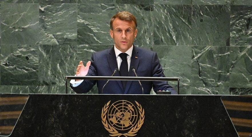 Onu /Palestine : Macron, Le Discours Le Plus Abouti De Son Règne ?