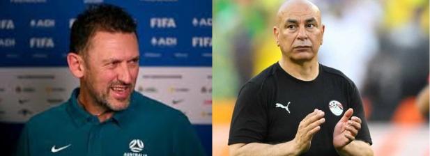 Mondial/Australie- Égypte: En Conférence De Presse, Déclaration De Tony Popovic Le Coach Australien Et Hossam Hassan, Son Homologue Égyptien