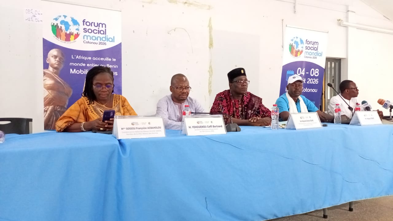 Forum Social Mondial/ 17 ème Édition Cotonou 2026: La Campagne De Mobilisation Officiellement Lancée