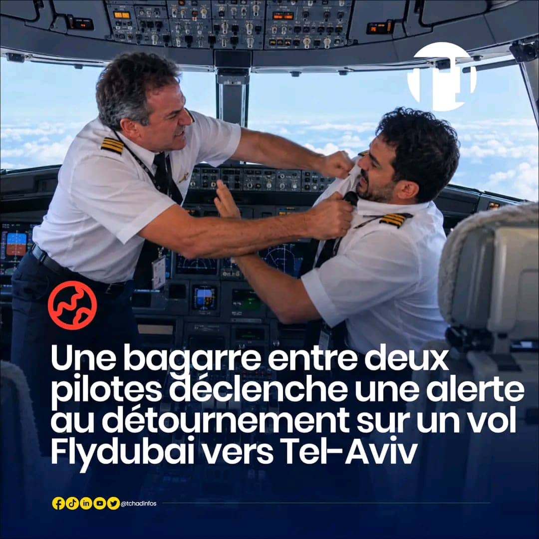 Israël : Dans Un Avion En Route De Dubaï Pour Tel-Aviv, Bagarre Entre Le Pilote Et Le Copilote