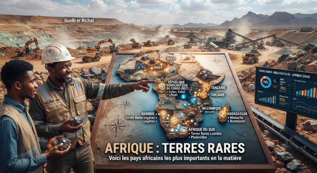 Afrique/Terres Rares : Voici Les Importants Pays Africains En La Matière